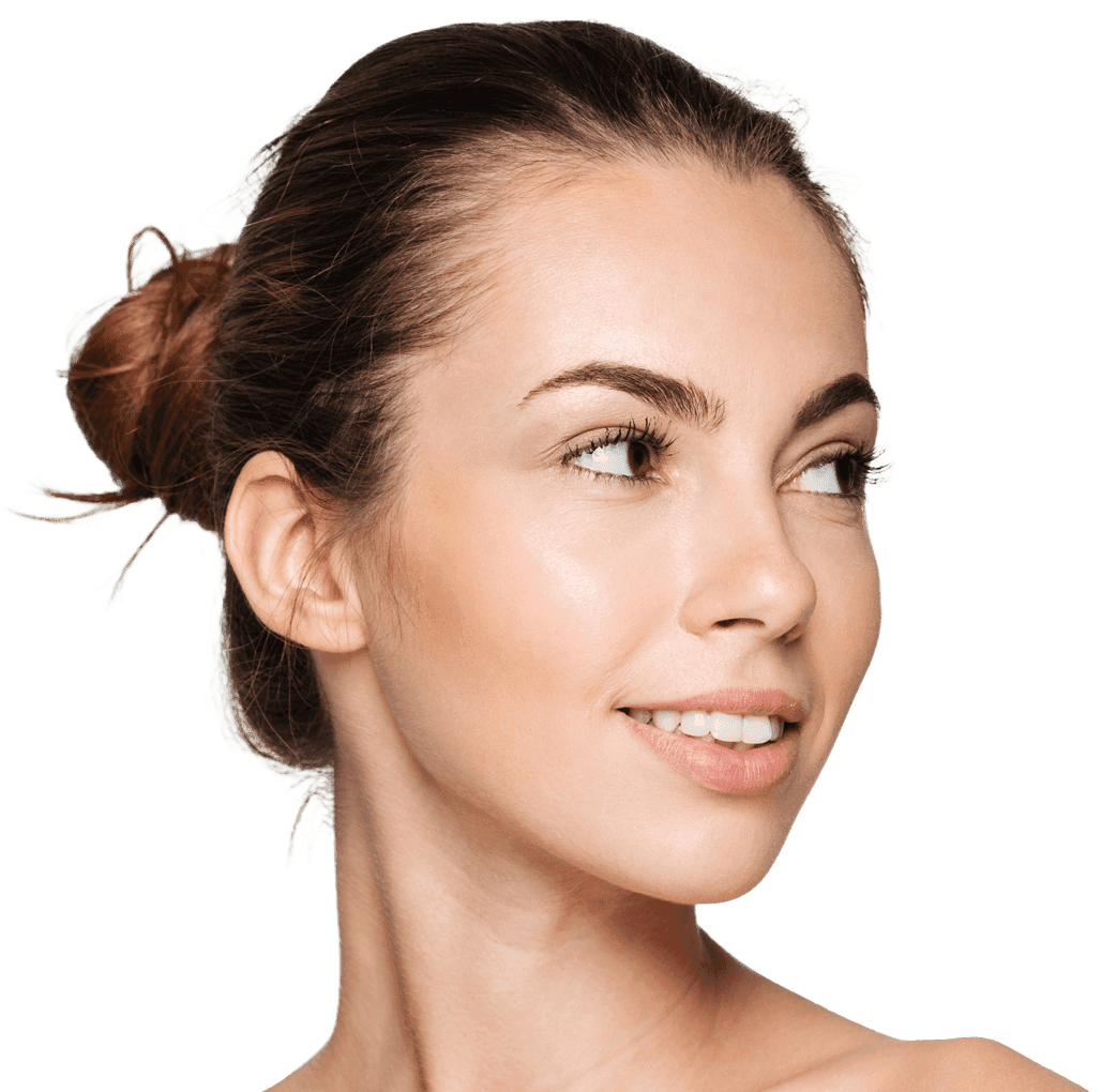 happy woman posing
